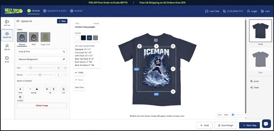 One Hour Tees Launches NextDayTees.com – a New Platform with Advanced Design Tools and âGood, Better, Bestâ Pricing Model