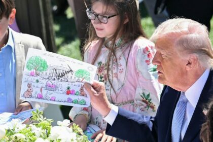 Trump roasts Biden over autopen use in viral interaction with kids at White House Easter Egg Roll