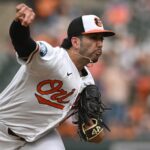 Orioles pitcher takes part in gender reveal as he walks off mound following relief appearance