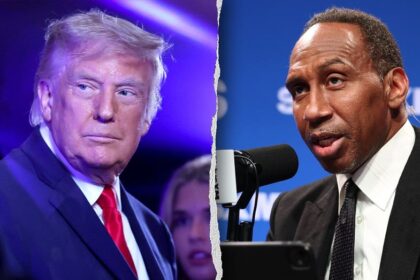 Trump torches Stephen A Smith's presidential hopes after Knicks lose Game 3 with Trump at MSG
