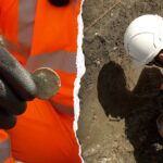 1,740-year-old Roman coin bearing emperor's name found as England rail dig reveals clues