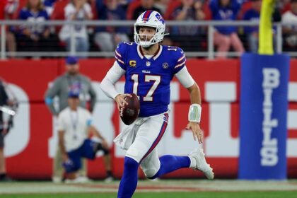 Bills cruise past Lions to christen new home behind Josh Allen's five-touchdown performance